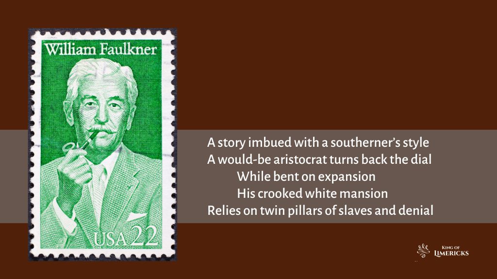 Limerick about Faulkner Absalom