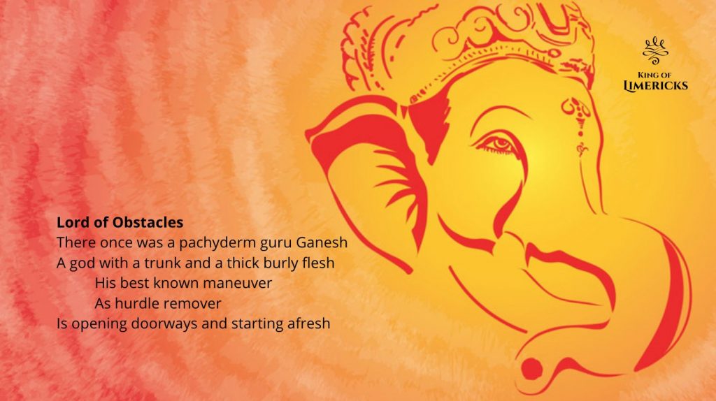 Limericks about Indian Gods and Ganesh