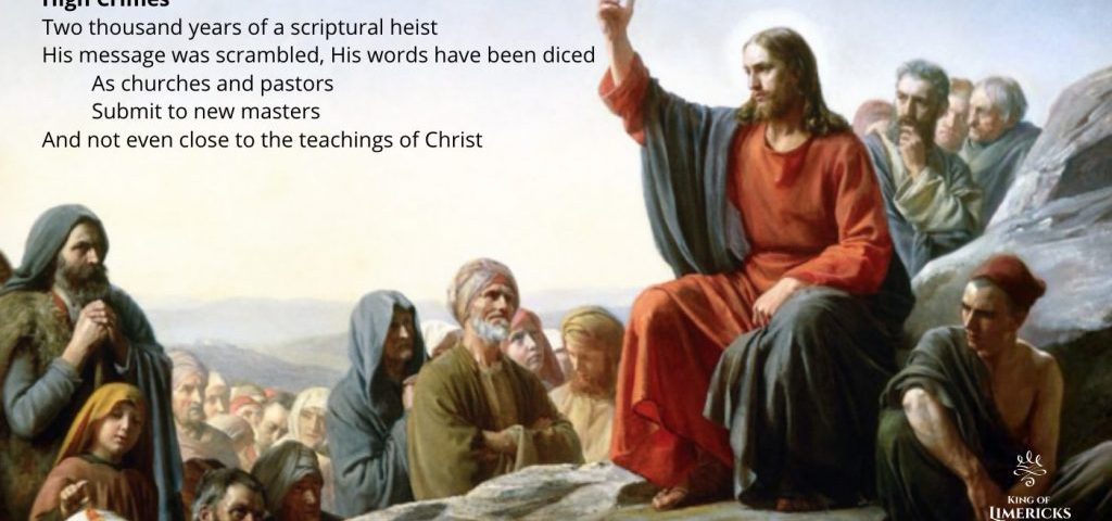 Limericks about the New Testament and Christian crimes