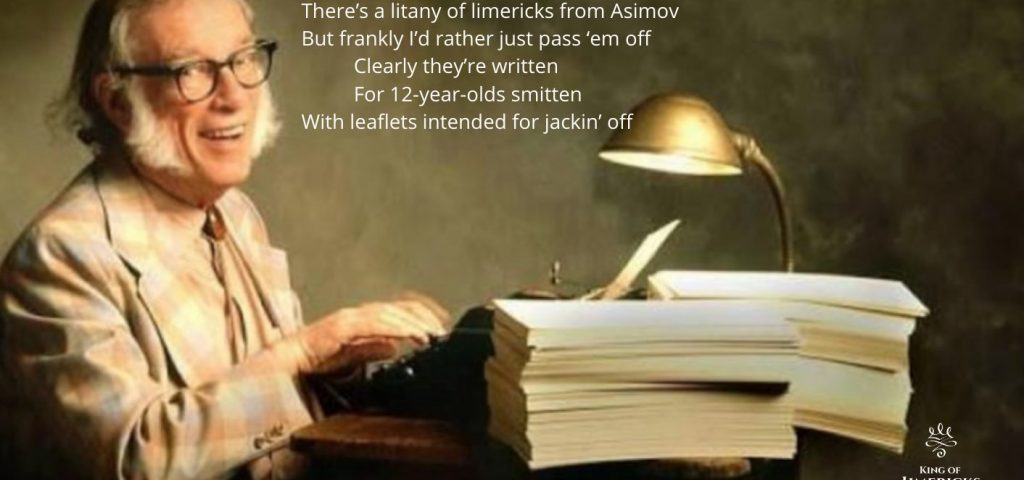 Dirty limericks from Isaac Asimov