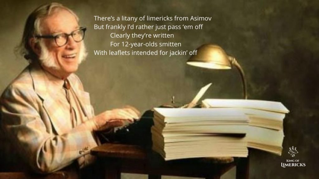 Dirty limericks from Isaac Asimov