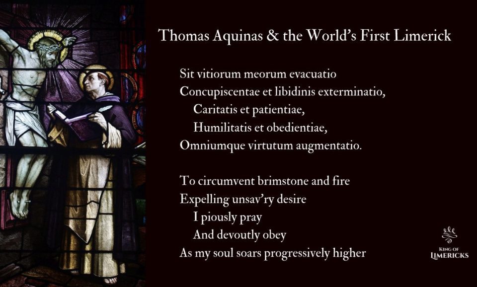 Aquinas and the very first Limerick