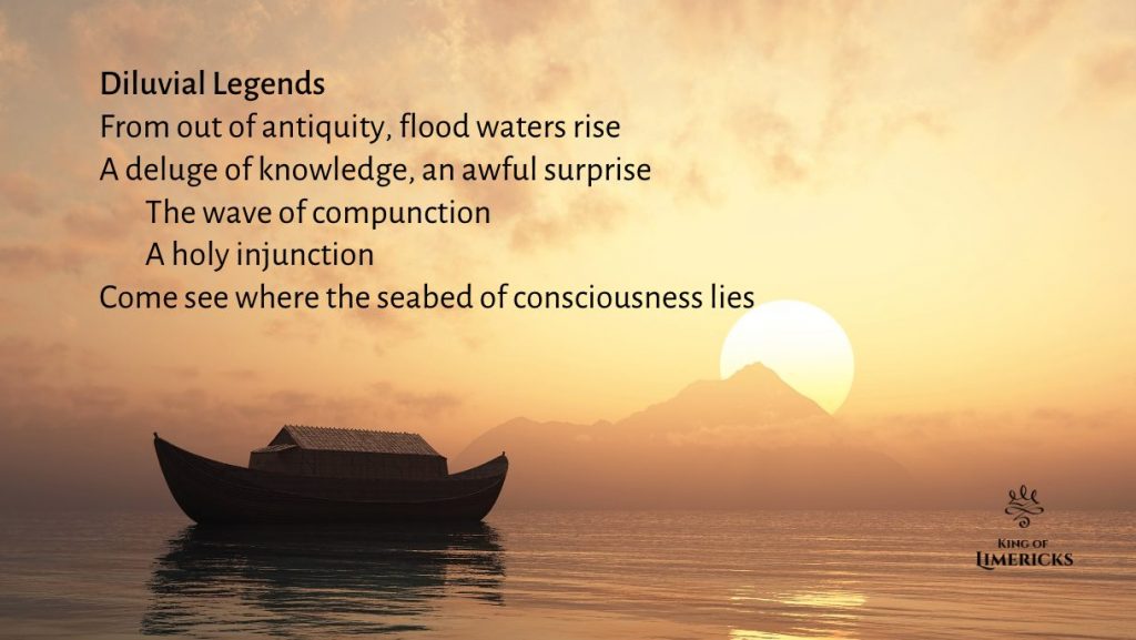 Limerick about flood and consciousness