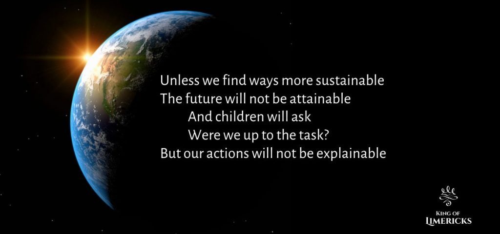 Limerick about Climate Change and Sustainability